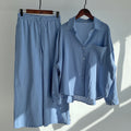 Seattle Linen Set with High-Waisted Loose Pants (One Set)